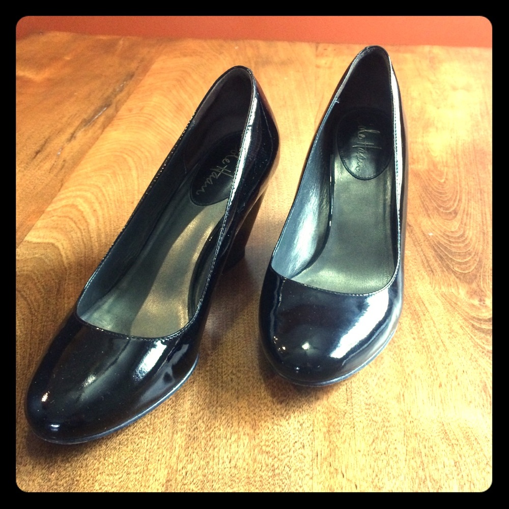 Cole Haan Black Patent Wedge
